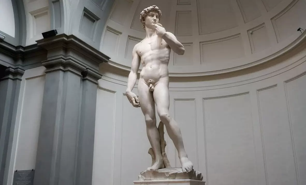 male nude statue and penis enlargement